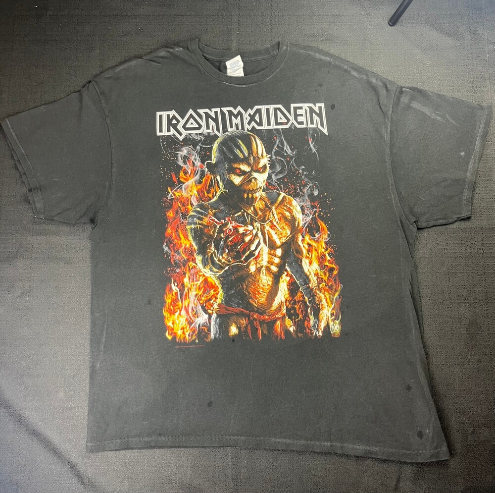 Iron Maiden Delta Pro Weight 2XL Black Band Tour 2017 T-Shirt